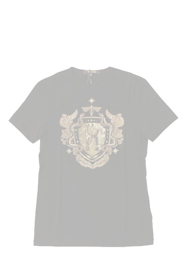 画像1:  {SOLD} Roberto Cavalli ロベルトカヴァリ T-SHIRT RC WITH SNAKES{RC-201706-10-BLK-AGS} (1)