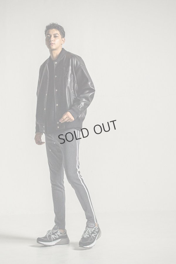 画像7: RESOUND CLOTHING リサウンドクロージング velours fleece thermal loose trainer{-BDA} (7)