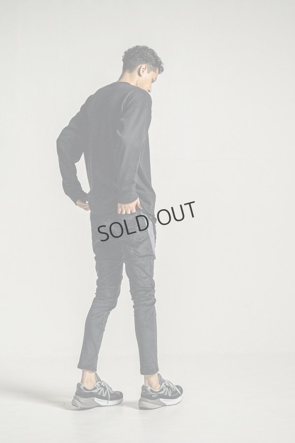 画像8: RESOUND CLOTHING リサウンドクロージング velours fleece thermal loose trainer{-BDA} (8)