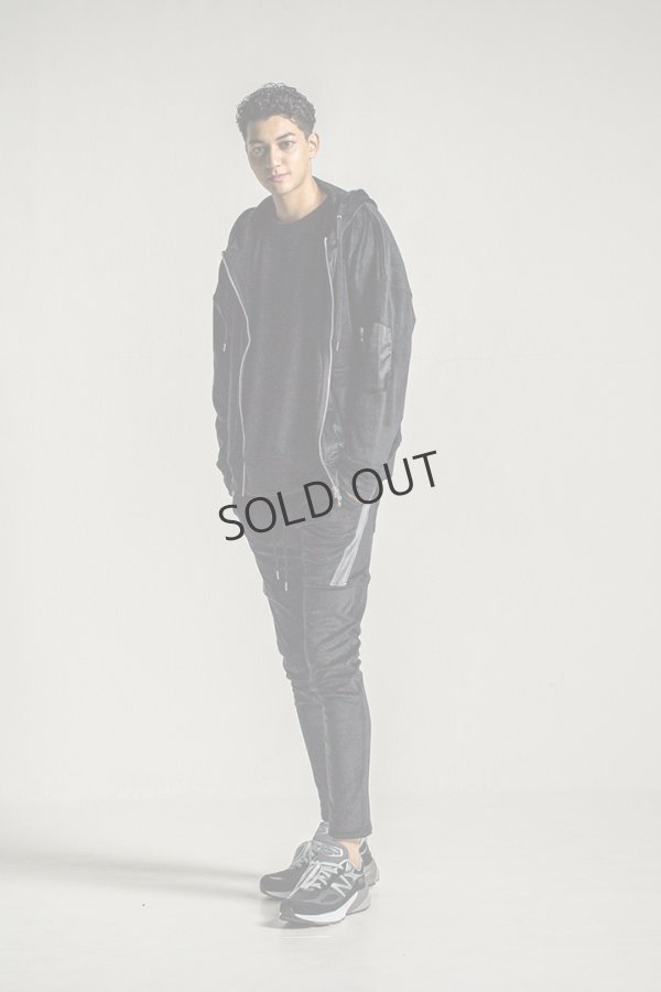 画像9: RESOUND CLOTHING リサウンドクロージング velours fleece thermal loose trainer{-BDA} (9)