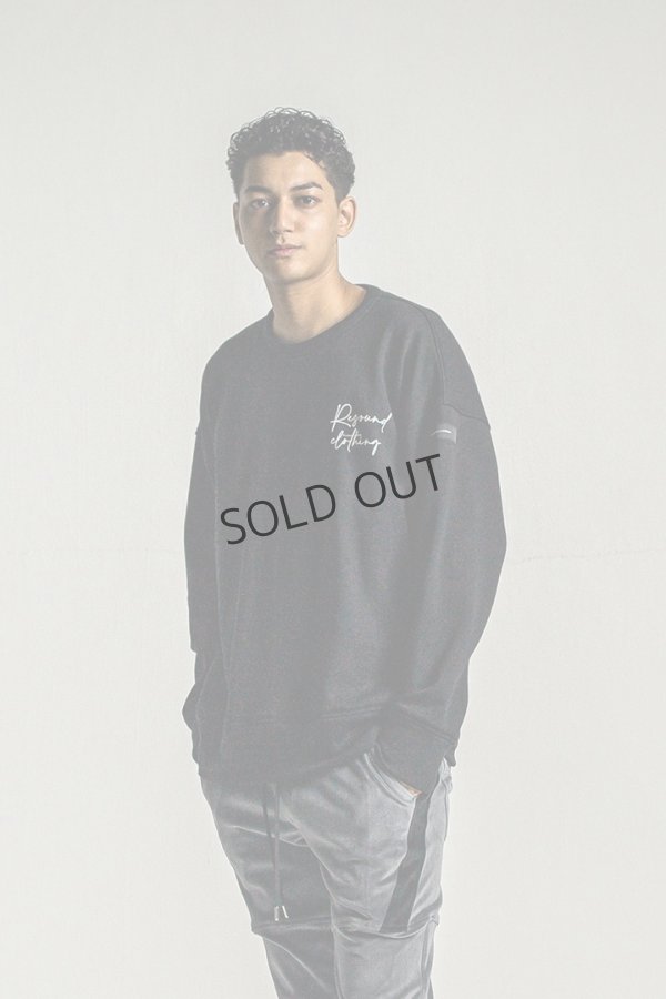 画像2: {SOLD}RESOUND CLOTHING リサウンドクロージング ID velours fleece drop trainer{-BDA} (2)