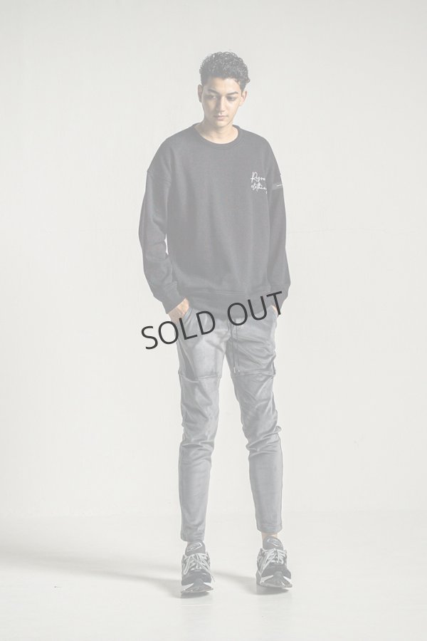 画像5: {SOLD}RESOUND CLOTHING リサウンドクロージング ID velours fleece drop trainer{-BDA} (5)