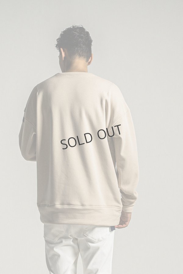 画像4: {SOLD}RESOUND CLOTHING リサウンドクロージング handwriting rogo velours fleece drop trainer{-BDA} (4)