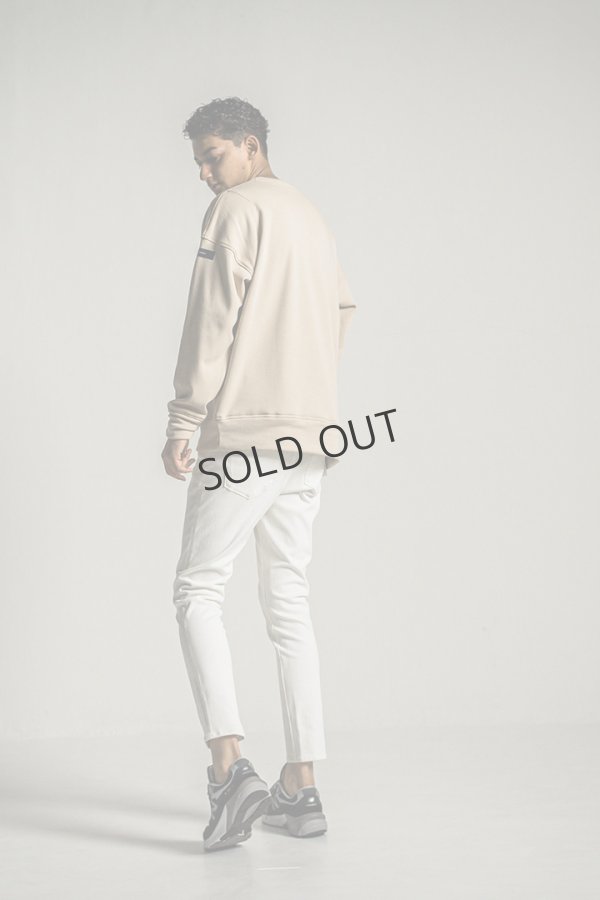 画像6: {SOLD}RESOUND CLOTHING リサウンドクロージング handwriting rogo velours fleece drop trainer{-BDA} (6)