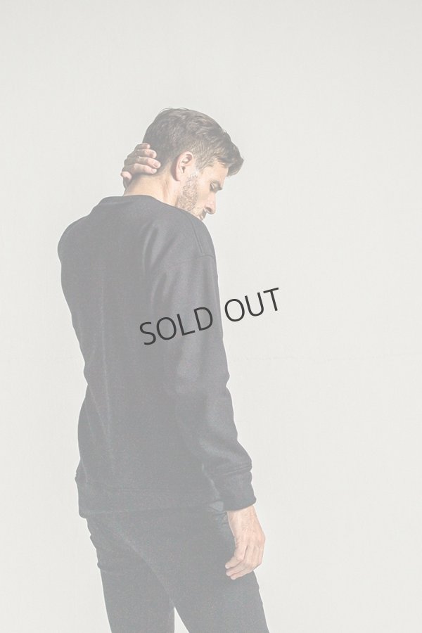 画像3: {SOLD}RESOUND CLOTHING リサウンドクロージング handwriting rogo velours fleece drop trainer{-BDA} (3)