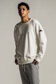 画像3: {SOLD}RESOUND CLOTHING リサウンドクロージング handwriting rogo velours fleece drop trainer{-BDA} (3)