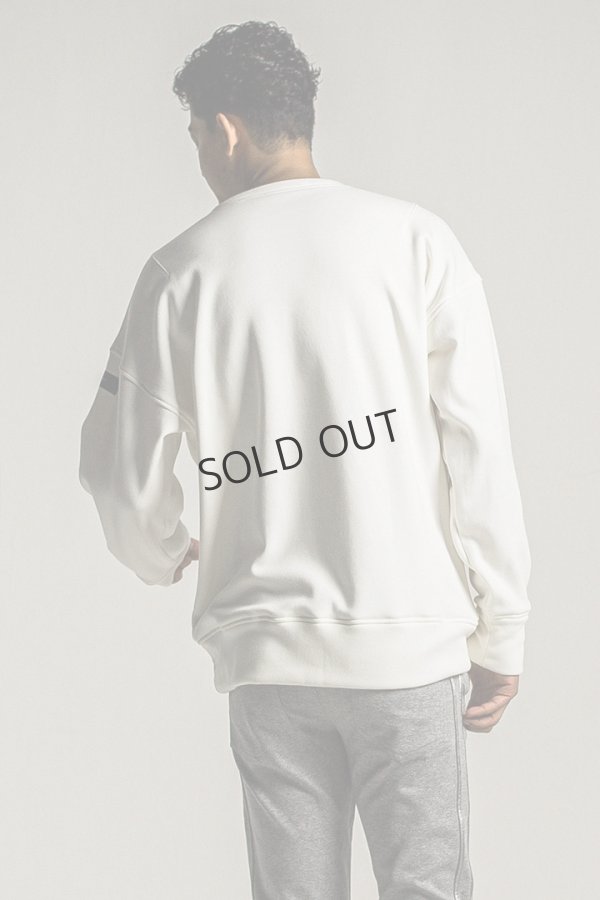 画像4: {SOLD}RESOUND CLOTHING リサウンドクロージング handwriting rogo velours fleece drop trainer{-BDA} (4)