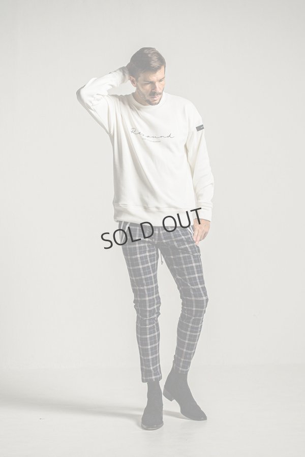 画像6: {SOLD}RESOUND CLOTHING リサウンドクロージング handwriting rogo velours fleece drop trainer{-BDA} (6)