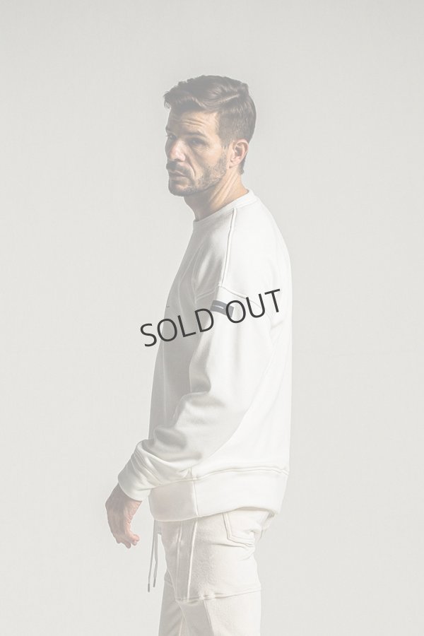 画像9: {SOLD}RESOUND CLOTHING リサウンドクロージング handwriting rogo velours fleece drop trainer{-BDA} (9)