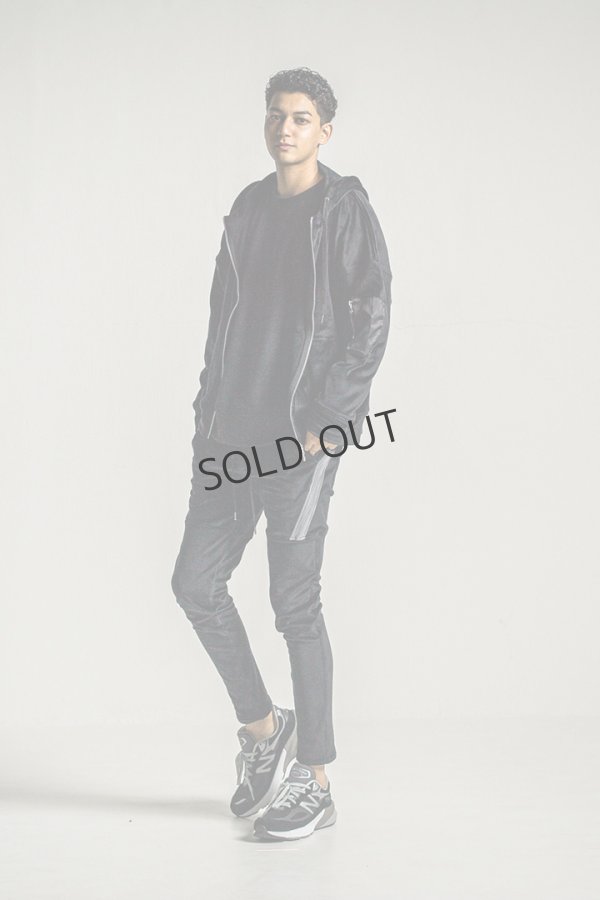 画像4: {SOLD}RESOUND CLOTHING リサウンドクロージング veloursfleece zip loose hoodie{-BDA} (4)