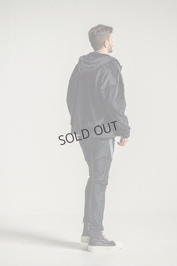 画像7: {SOLD}RESOUND CLOTHING リサウンドクロージング veloursfleece zip loose hoodie{-BDA} (7)