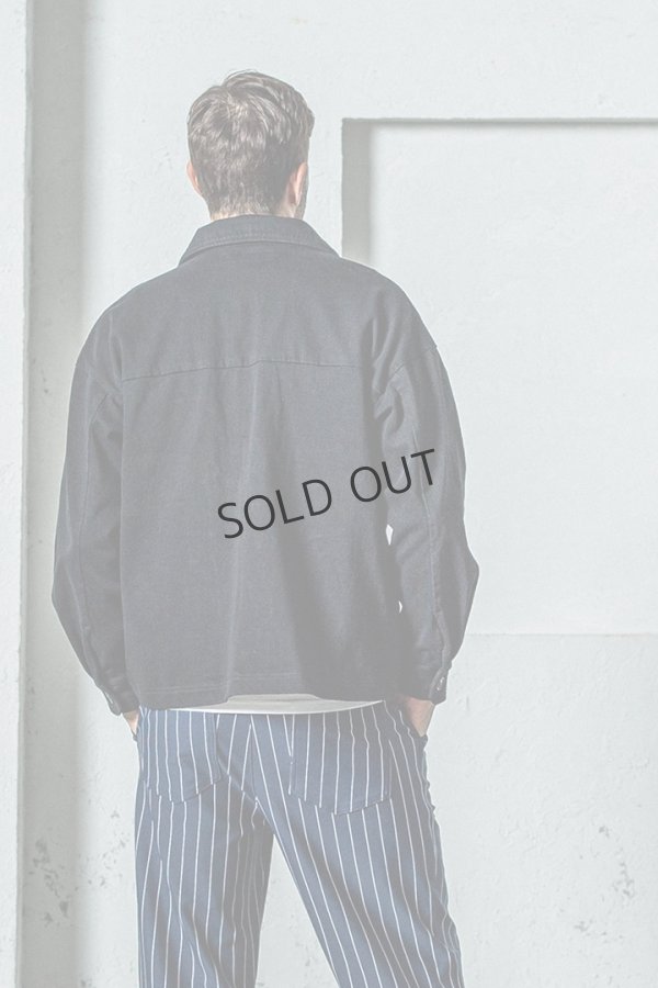 画像3: {SOLD}RESOUND CLOTHING リサウンドクロージング DENIM JERSEY OVER CPO{-BES} (3)