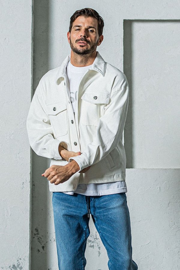 画像4: RESOUND CLOTHING リサウンドクロージング DENIM JERSEY OVER CPO{-BES} (4)