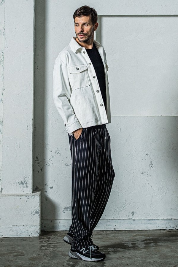 画像9: RESOUND CLOTHING リサウンドクロージング DENIM JERSEY OVER CPO{-BES} (9)