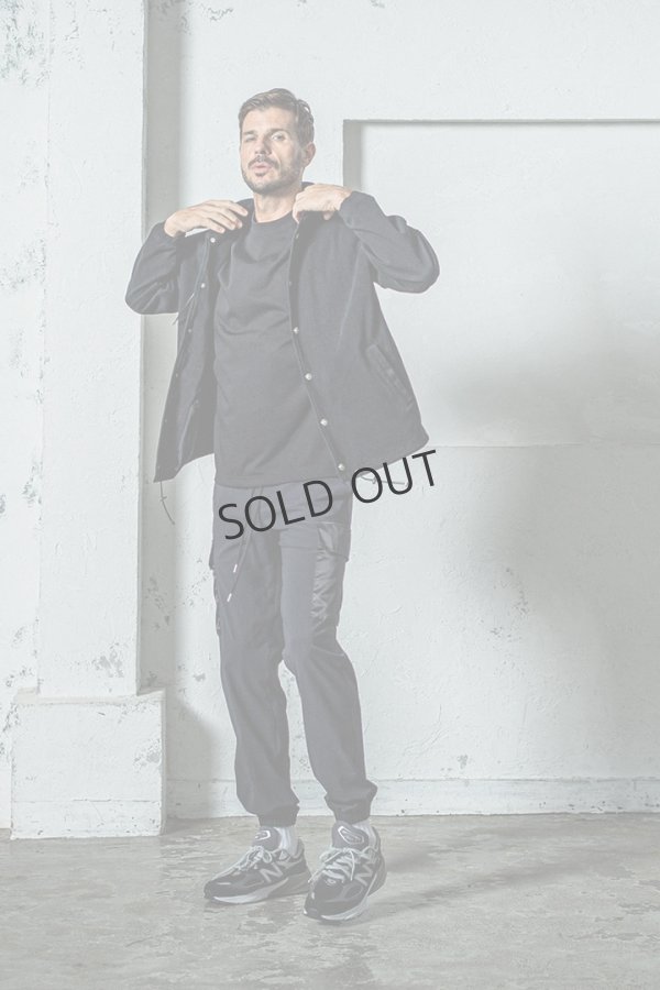 画像5: {SOLD}RESOUND CLOTHING リサウンドクロージング DENIM JERSEY coach hoodie{-BES} (5)