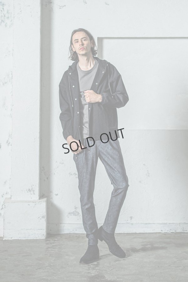 画像7: {SOLD}RESOUND CLOTHING リサウンドクロージング DENIM JERSEY coach hoodie{-BES} (7)