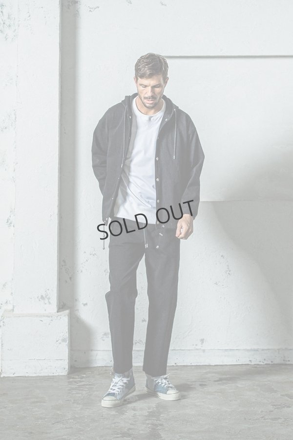 画像11: {SOLD}RESOUND CLOTHING リサウンドクロージング DENIM JERSEY coach hoodie{-BES} (11)