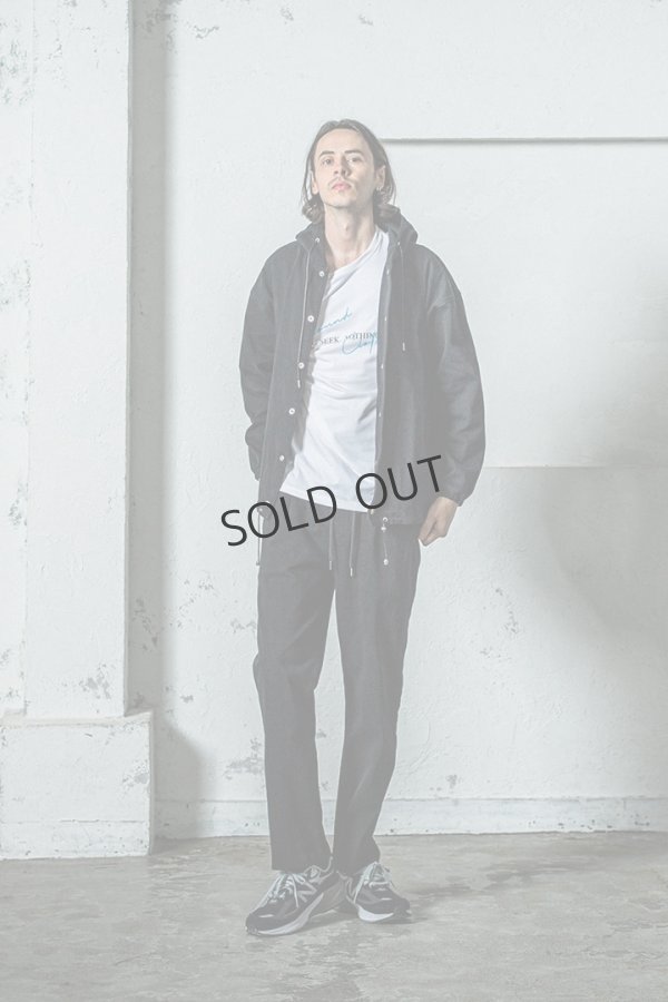 画像13: {SOLD}RESOUND CLOTHING リサウンドクロージング DENIM JERSEY coach hoodie{-BES} (13)