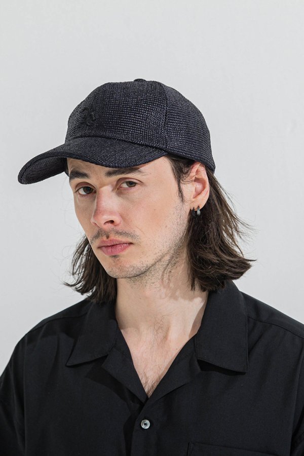 画像1: RESOUND CLOTHING リサウンドクロージング STRAW MESH LOW CAP{-BES} (1)