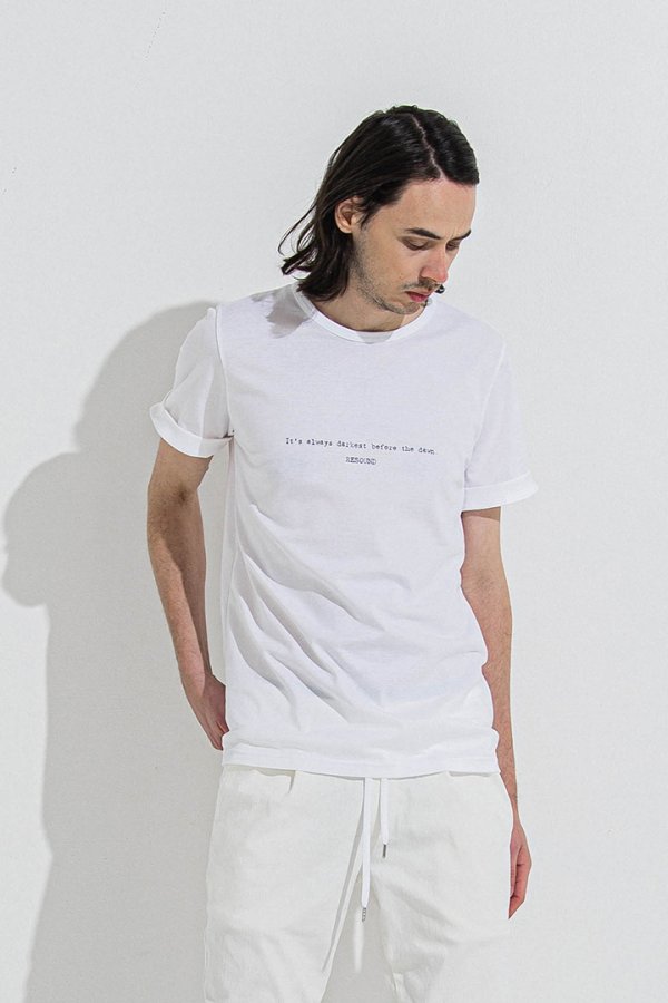 画像2: RESOUND CLOTHING リサウンドクロージング GIZA DAWN ROLL UP TEE{-BES} (2)