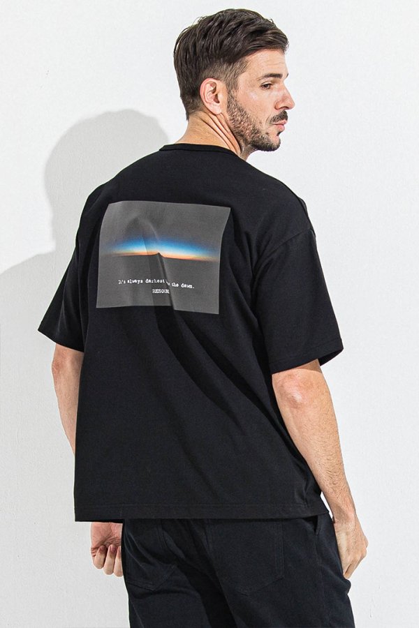 画像1: RESOUND CLOTHING リサウンドクロージング YOAKE PHOTO OVER TEE{-BES} (1)