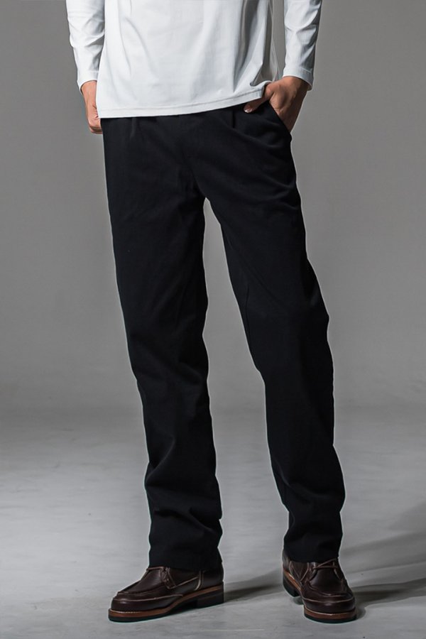 画像2: RESOUND CLOTHING リサウンドクロージング DENIM JERSEY WIDE PT{-BEA} (2)