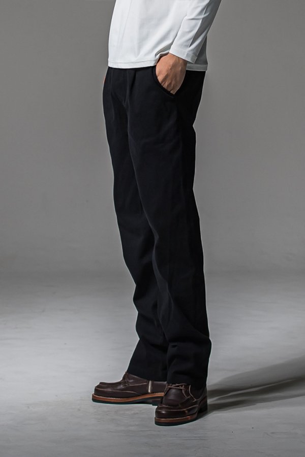 画像3: RESOUND CLOTHING リサウンドクロージング DENIM JERSEY WIDE PT{-BEA} (3)