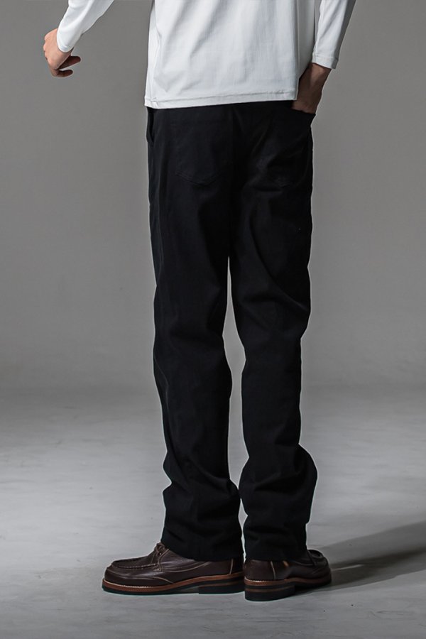 画像4: RESOUND CLOTHING リサウンドクロージング DENIM JERSEY WIDE PT{-BEA} (4)