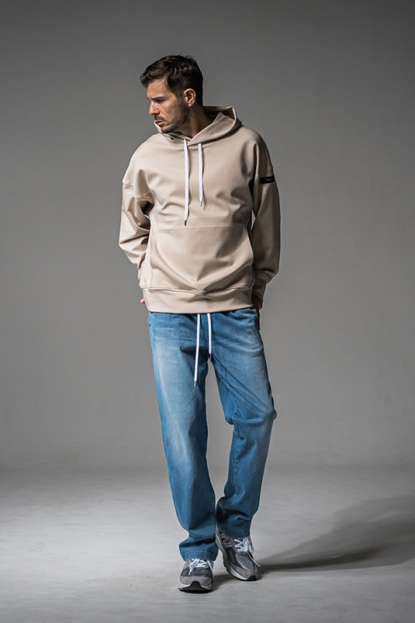 画像5: RESOUND CLOTHING リサウンドクロージング DENIM JERSEY WIDE PT{-BEA} (5)