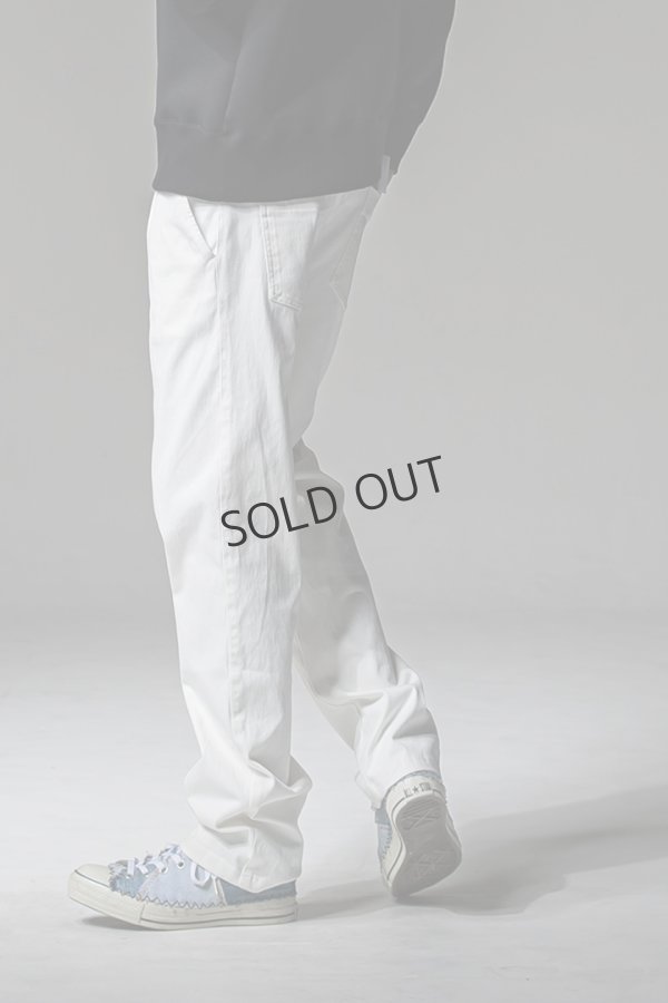 画像4: {SOLD}RESOUND CLOTHING リサウンドクロージング DENIM JERSEY WIDE PT{-BEA} (4)