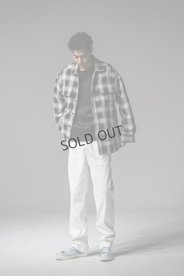 画像10: {SOLD}RESOUND CLOTHING リサウンドクロージング DENIM JERSEY WIDE PT{-BEA} (10)