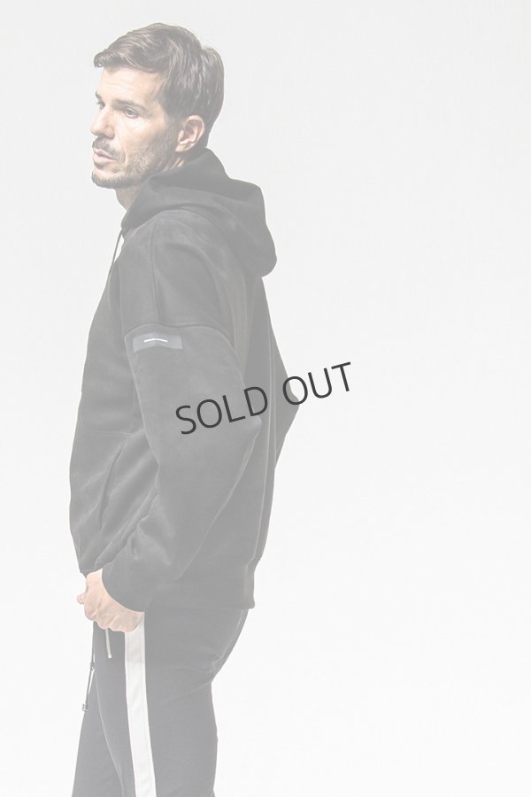 画像3: RESOUND CLOTHING リサウンドクロージング suede loose hoodie{-BFS} (3)