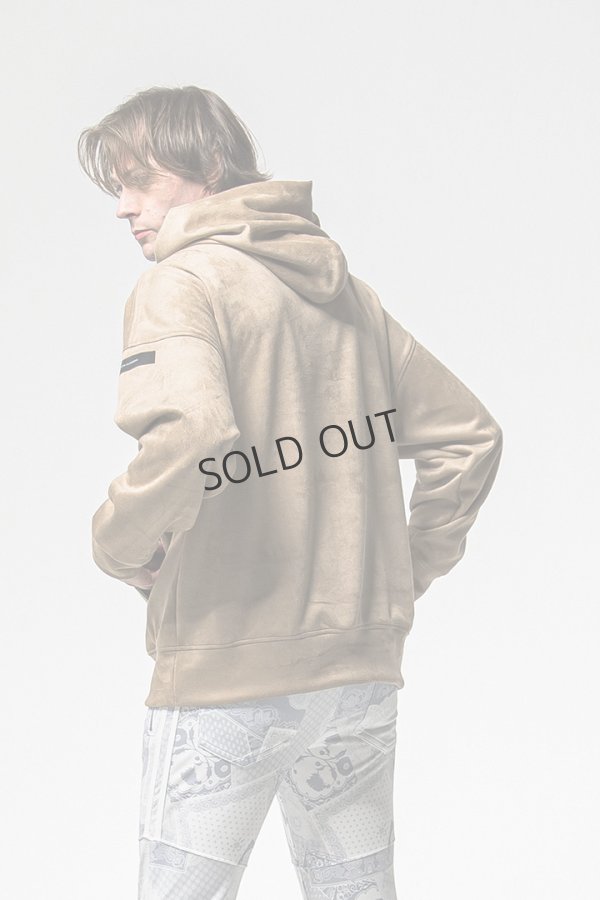 画像4: {SOLD}RESOUND CLOTHING リサウンドクロージング suede loose hoodie{-BFS} (4)