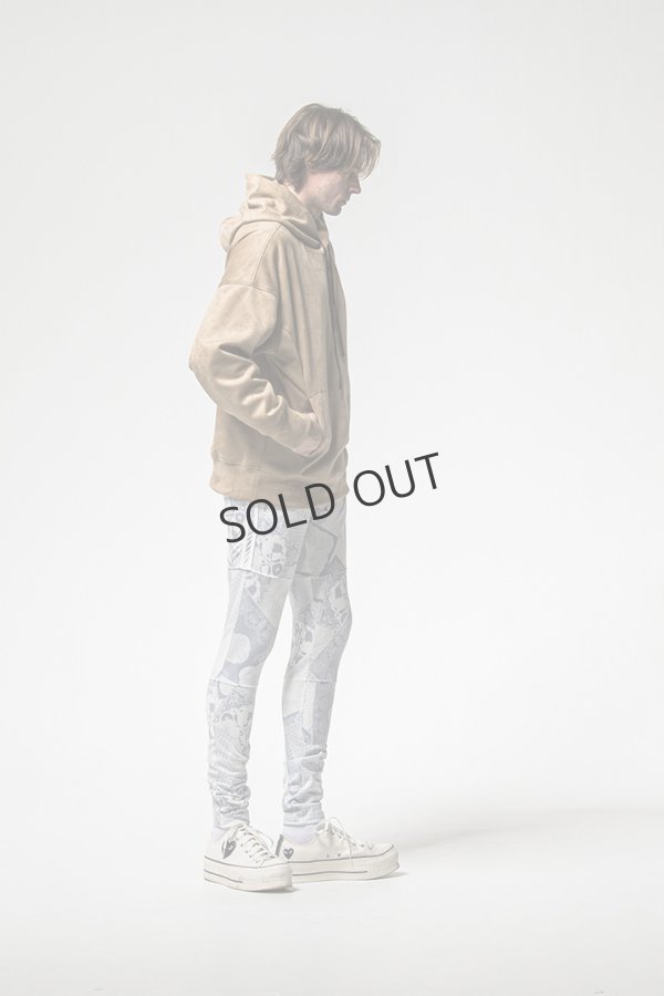 画像6: {SOLD}RESOUND CLOTHING リサウンドクロージング suede loose hoodie{-BFS} (6)