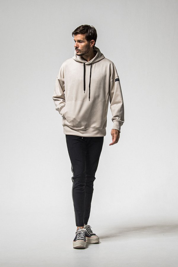 画像5: RESOUND CLOTHING リサウンドクロージング suede loose hoodie{-BFS} (5)