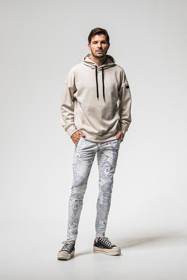 画像6: RESOUND CLOTHING リサウンドクロージング suede loose hoodie{-BFS} (6)