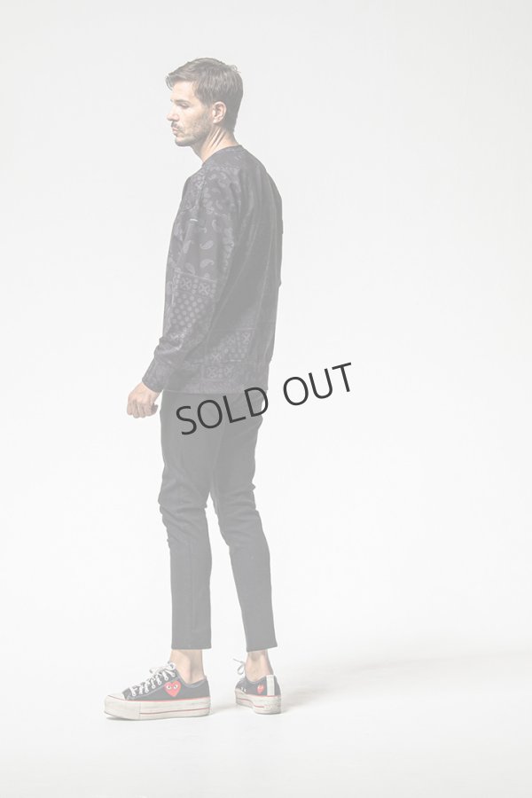 画像6: {SOLD}RESOUND CLOTHING リサウンドクロージング paisley back fleece drop trainer{-BEA} (6)