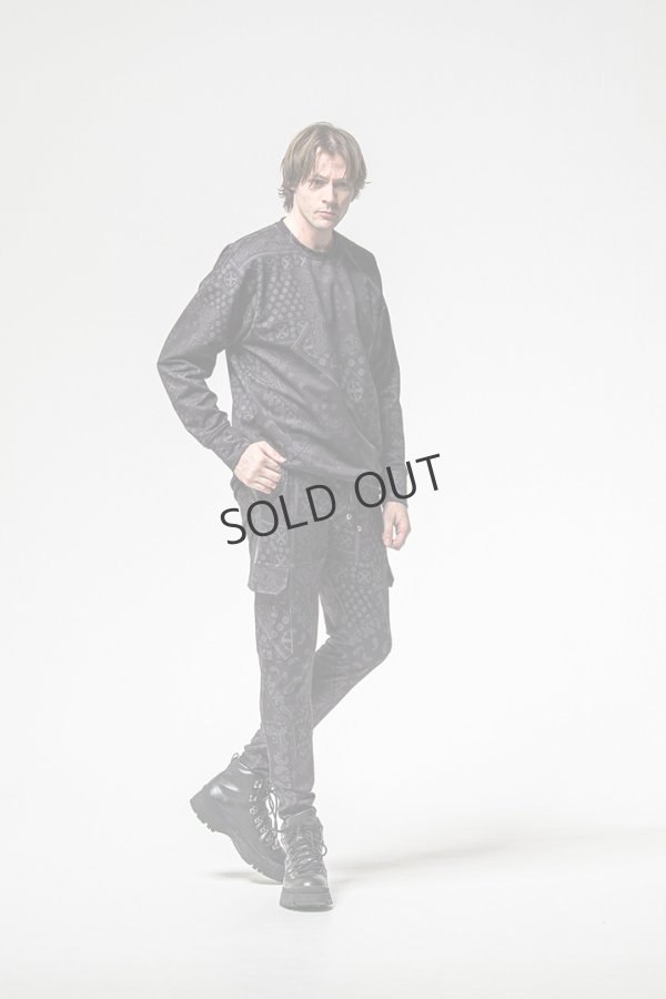 画像8: {SOLD}RESOUND CLOTHING リサウンドクロージング paisley back fleece drop trainer{-BEA} (8)