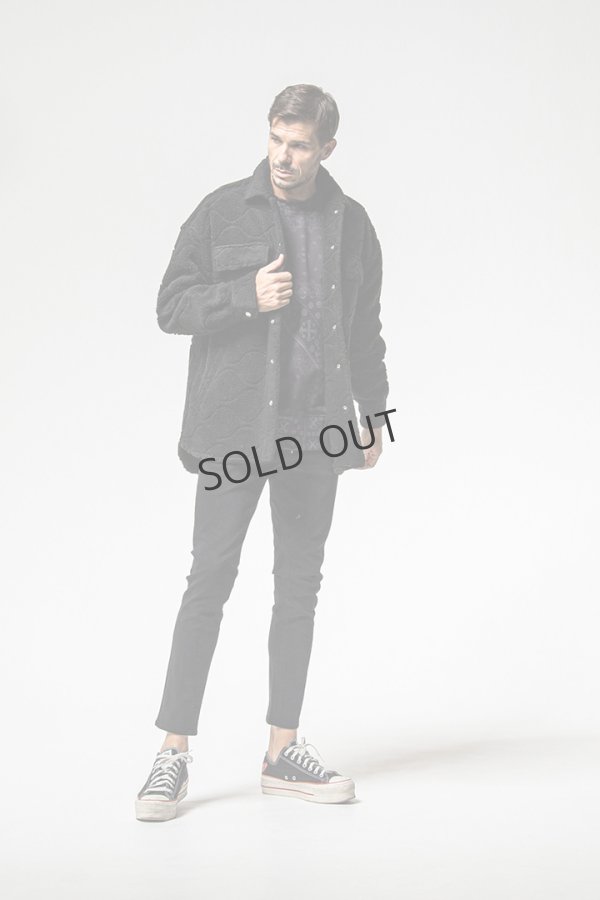 画像9: {SOLD}RESOUND CLOTHING リサウンドクロージング paisley back fleece drop trainer{-BEA} (9)