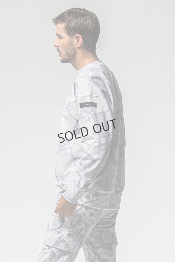 画像4: {SOLD}RESOUND CLOTHING リサウンドクロージング paisley back fleece drop trainer{-BEA} (4)