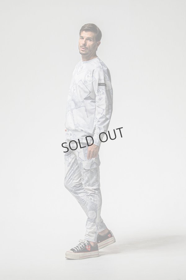 画像8: {SOLD}RESOUND CLOTHING リサウンドクロージング paisley back fleece drop trainer{-BEA} (8)