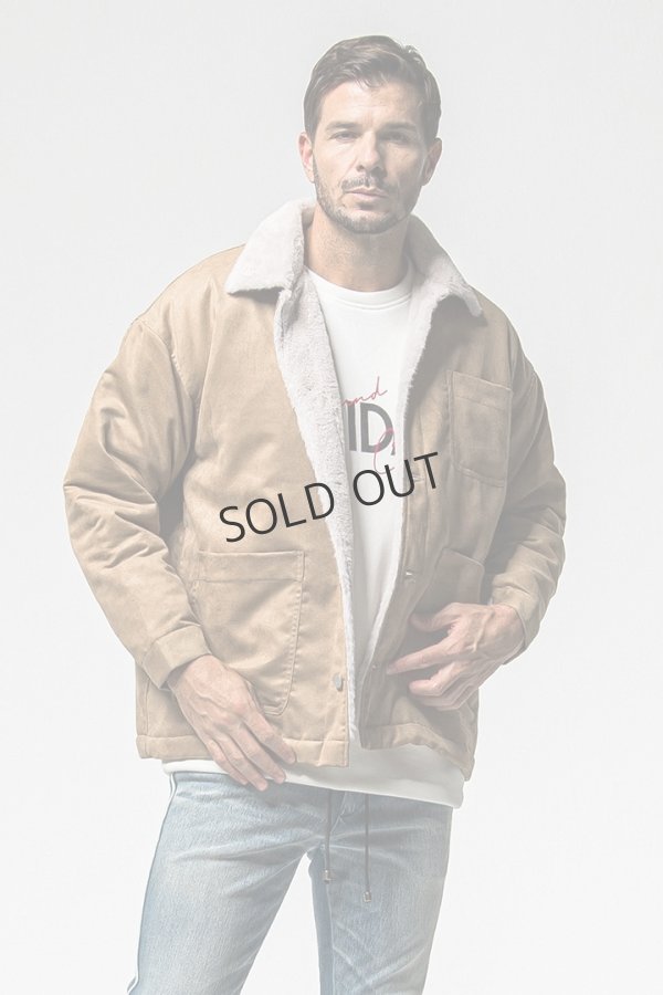 画像1: {SOLD}RESOUND CLOTHING リサウンドクロージング SUEDE FUR CAVER ALL{-BEA} (1)