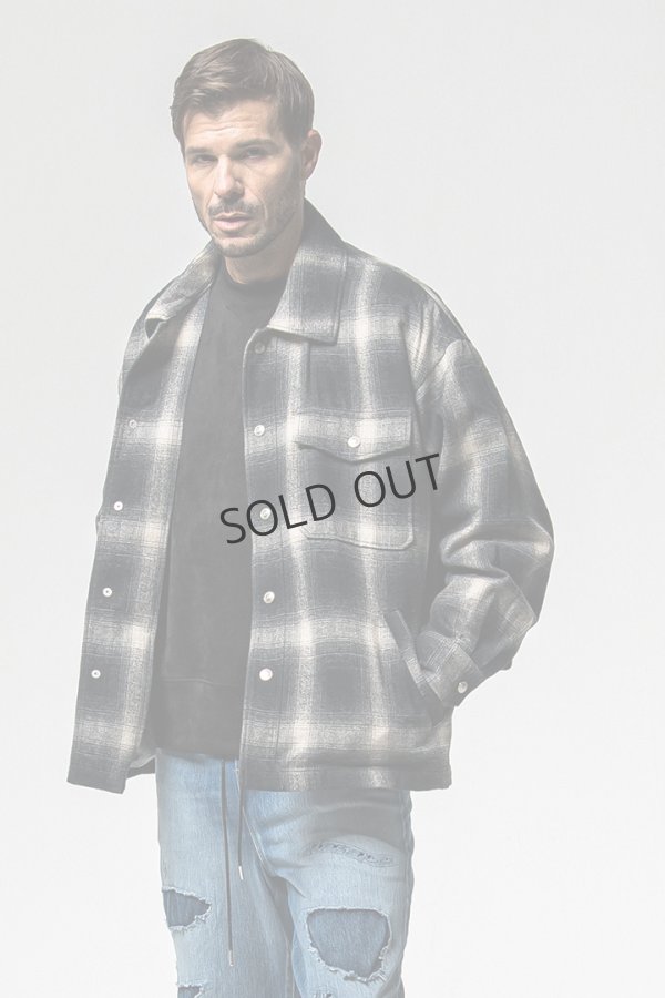 画像2: {SOLD}RESOUND CLOTHING リサウンドクロージング flannel check JK{-BEA} (2)