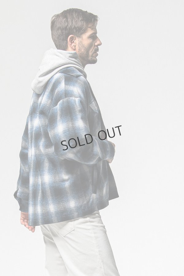 画像2: {SOLD}RESOUND CLOTHING リサウンドクロージング flannel check JK{-BEA} (2)
