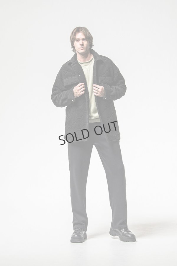 画像11: {SOLD}RESOUND CLOTHING リサウンドクロージング velours fleece WIDE TUCK PANTS{-BEA} (11)