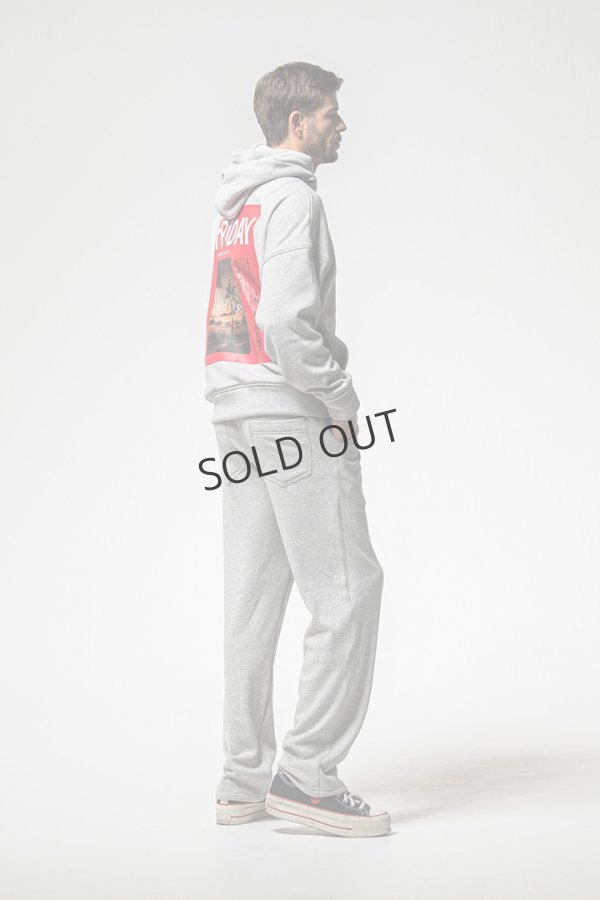 画像6: {SOLD}RESOUND CLOTHING リサウンドクロージング velours fleece WIDE TUCK PANTS{-BEA} (6)