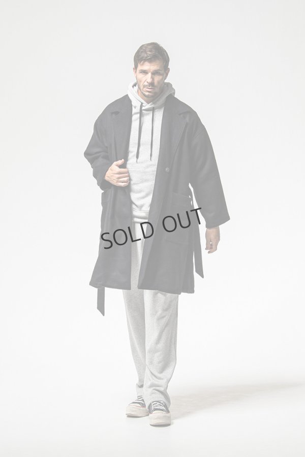 画像7: {SOLD}RESOUND CLOTHING リサウンドクロージング velours fleece WIDE TUCK PANTS{-BEA} (7)