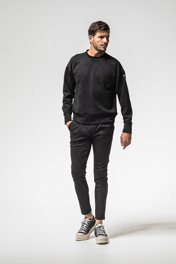 画像3: RESOUND CLOTHING リサウンドクロージング CHRIS EASY suede TUCK PANTS{-BFS} (3)