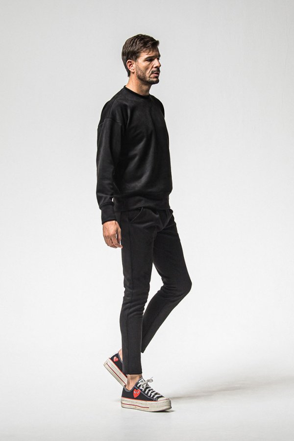 画像4: RESOUND CLOTHING リサウンドクロージング CHRIS EASY suede TUCK PANTS{-BFS} (4)