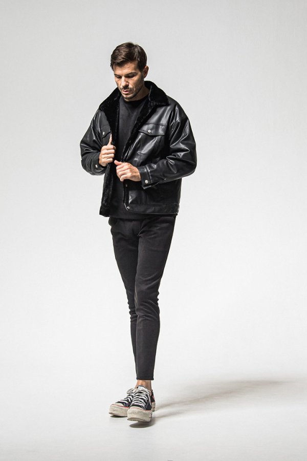 画像7: RESOUND CLOTHING リサウンドクロージング CHRIS EASY suede TUCK PANTS{-BFS} (7)